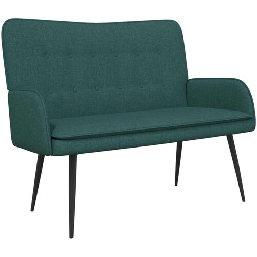SOFA za dvije osobe Tamnozelena 115 x 61 x 87 cm tkanina Cene
