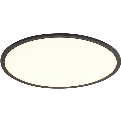 QAZQA Pametna LED plo&scaron;ča črna 60 cm vklj. LED zatemnitev do tople z daljinskim upravljalnikom - Knob Cene