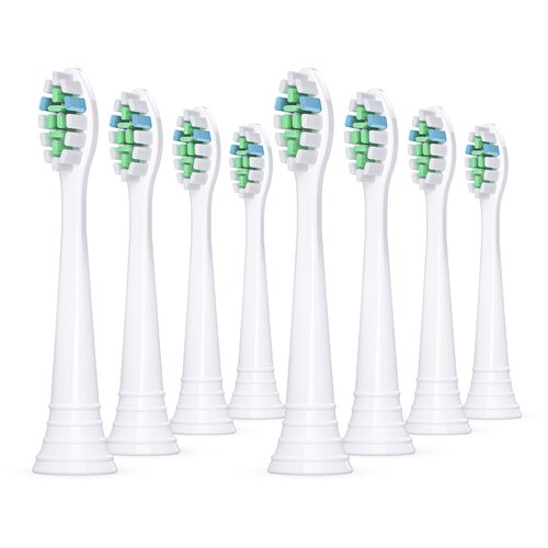 Ultrasonic nastavci za Philips Sonicare W1 Optimal White, 8 komada, bijeli Slike