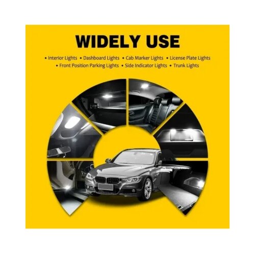 Auxito T10 LED sijalice 2 komada &ndash; model T10-18H-W2 12V bela svetlost Cene