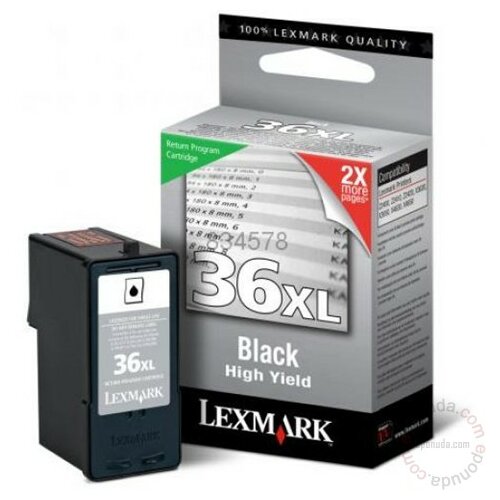 Lexmark No.36XL 18C2170E black ketridž Slike