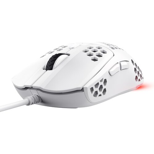 Trust miš GXT928W helox žični/gaming/bela Cene