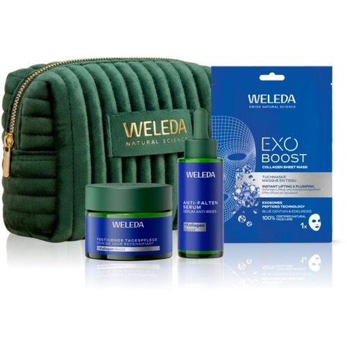 Weleda Blue Gentian Radiance Ritual darilni set za posvetlitev in zgladitev kože Slike