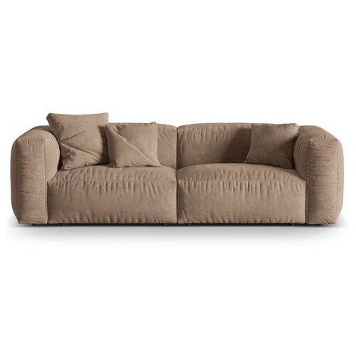 Micadoni Svjetlo smeđa sofa od bouclé tkanine 240 cm Martina – Home Cijene