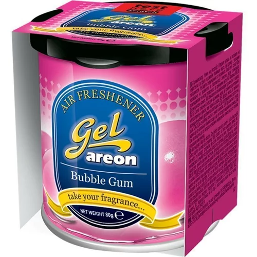 Areon Osvežilec za avto gel AREON Bubble Gum (vonj žvečilnega gumija)