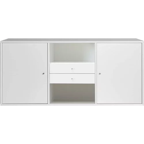 Hammel Furniture Bijela niska komoda 133x61 cm Mistral -