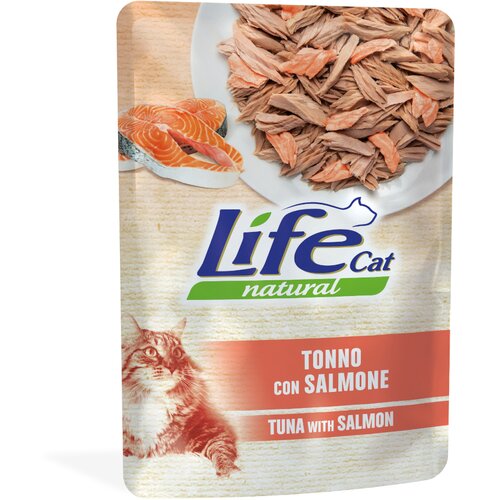  Ekonomično pakiranje Life Cat Natural Adult 24 x 70 g - Tunjevina s lososom Cijene