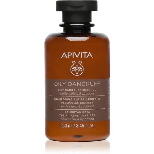 Apivita Holistic Hair Care White Willow &amp;amp; Propolis &amp;scaron;ampon protiv peruti za masnu kosu 250 ml Slike