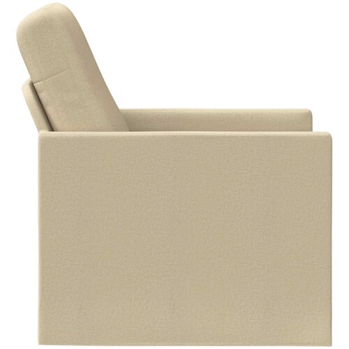  Fotelja Krem 70 x 81 x 82 cm Tkanina Slike