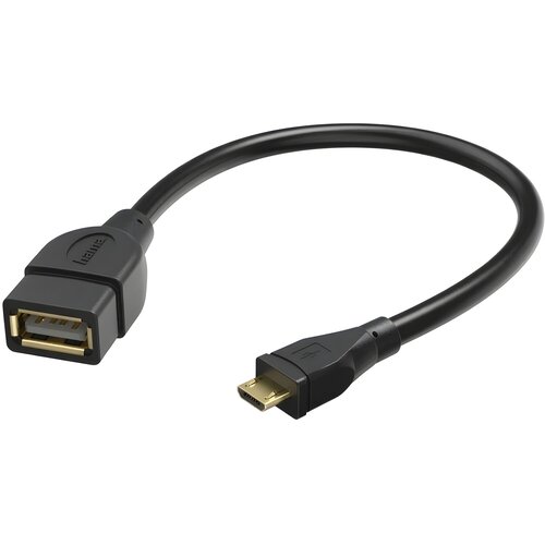 IZMAEL HAMA OTG Adaptacijski Kabel USB - A na Micro USB - B - Crna / 0,15m Cijene