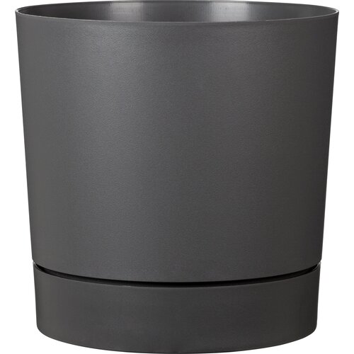 Scheurich Plano+ cvetlični lonec, Metallic Grey - &amp;Oslash; 47 cm Slike