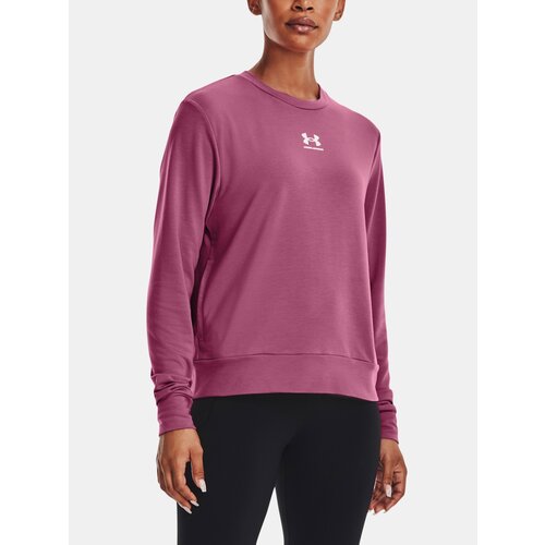 Under Armour T-Shirt Rival Terry Crew-PNK - Women Cijene