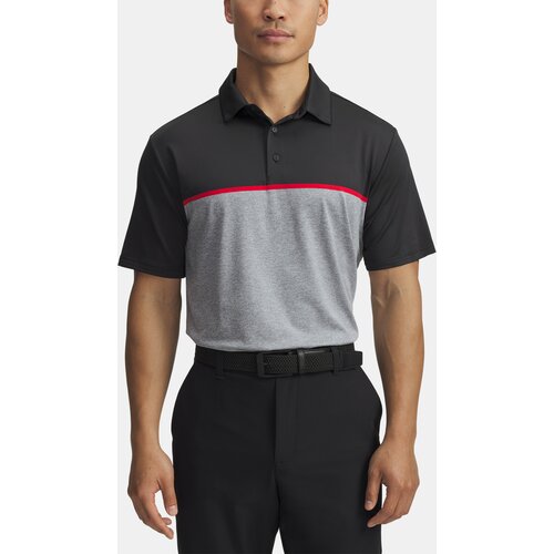 Under Armour Men&amp;#039;s T-shirt UA Plyoff 3.0 Stripe Polo LB-BLK - Men Slike