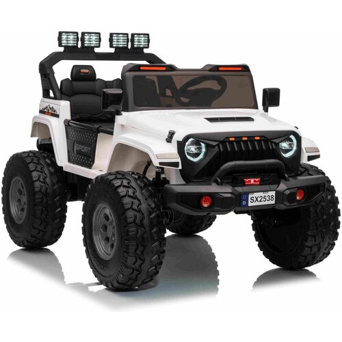  Auto na akumulator Extreme Sport 4&times;4 s podesivom dužinom vozila &ndash; dvosjed &ndash; bijeli Cene