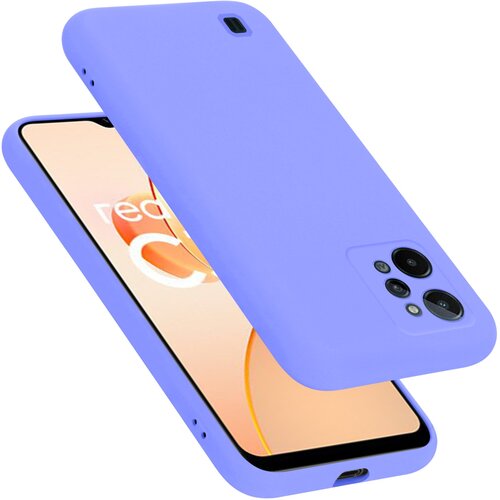 Cadorabo Ohi&scaron;je, združljiv z RealMe v tekoči svetlobi vijoličen - za&scaron;čitni pokrov iz fleksibilnega silikona TPU, (20694061) Cene