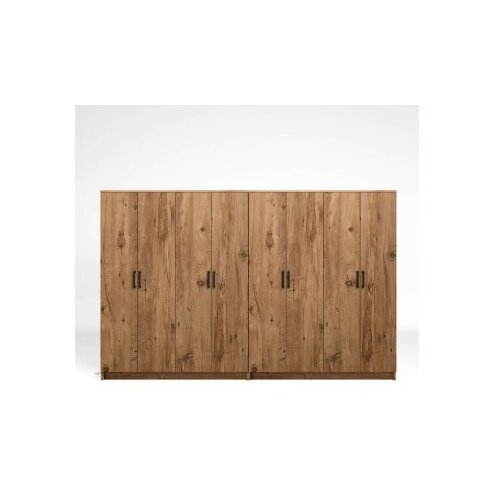 Hanah home Ormar Kardelen 1600-121, 280x180x51.8 cm, , Smeđa Slike