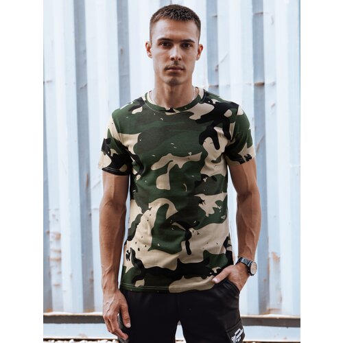 DStreet T-shirt męski moro khaki Cene