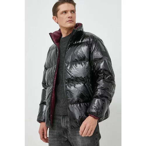 Calvin Klein Dvostrana pernata jakna za muškarce, boja: crna, za zimu