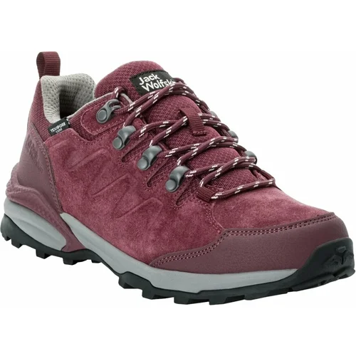 Jack Wolfskin Refugio Texapore Low W Dark Maroon 37,5 Ženske outdoor cipele