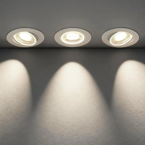 Aigostar 3x 85 mm LED vgradna svetilka - 4000 K Slike