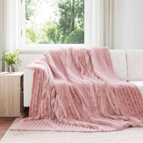  Odeja Roza 270 x 240 cm Flis, (5000288245) Cene