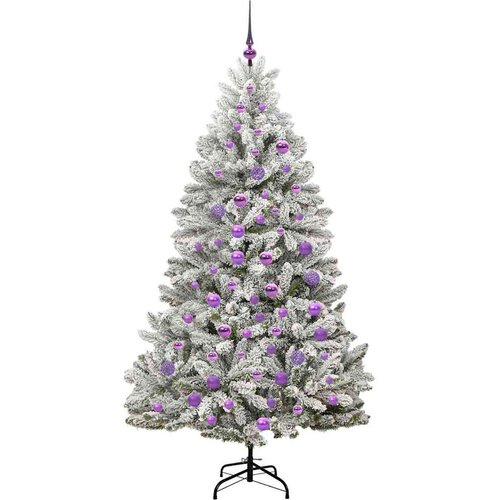 Umjetno božićno drvce 180 cm 300 LED lampica Topla bijela Slike
