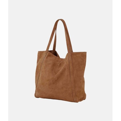 Beck Sondergaard Ročne torbice Suede Eden Bag Brown Kostanjeva Slike