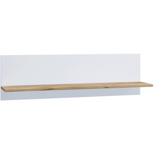 MID.YOU STENSKI REGAL 102/30/20 cm bela, medeni hrast Cene