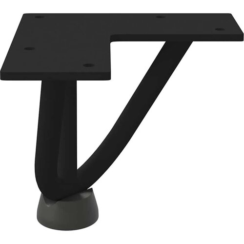 vidaXL Ukosnice noge za stol 4 kom crne 10 cm čvrstog čelik Cijene