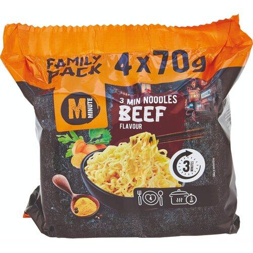  Nudle MINUTE govedina 4x70g Cene