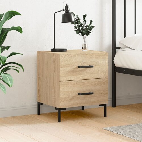 vidaXL Nočna omarica sonoma hrast 40x35x47,5 cm inženirski les Cene