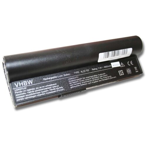 VHBW Baterija za Asus Eee PC 900A / 900HA / 900HD, črna, 6600 mAh Cene