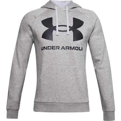 Under Armour Mo&amp;scaron;ki pulover Fleece Big Logo GRY pulover Siva Slike