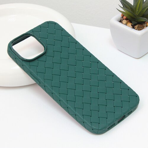 torbica weave case za iphone 14 6.1 zelena Slike