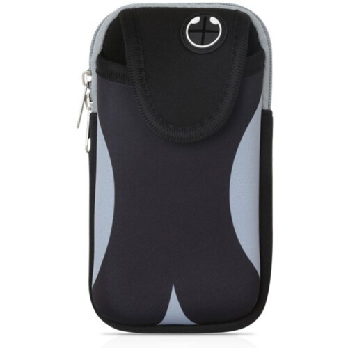 INF Večnamenska športna tekaška zapestnica Black+Grey, (21542493) Cene