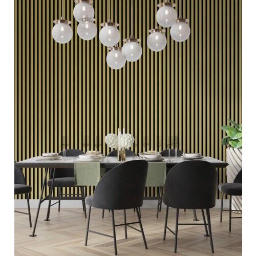 Master panel akustični 240x60cm HPL gold Slike