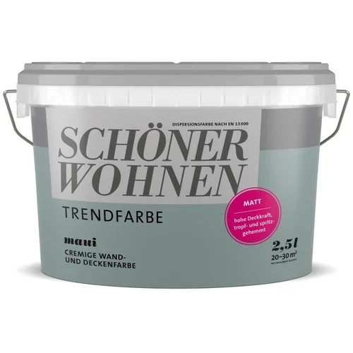 SCHÖNER WOHNEN Notranja disperzijska barva Schöner Wohnen Trend (2,5 l, maui)