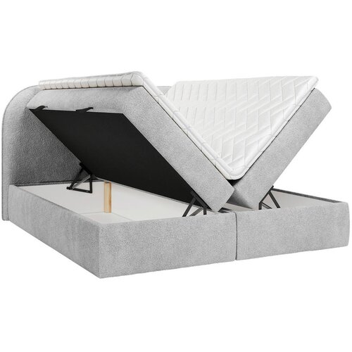 Chameo POSTELJA Z VZMETNICO 140 cm x 200 cm , tekstil svetlo siva Slike