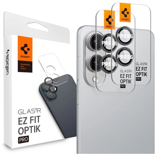 Spigen ZA&amp;Scaron;ČITNO OVITEK ZA KAMERO OPTIK PRO GLAS.TR ZA SAMSUNG GALAXY S25 EDGE, 2 KOMADA, (5000333902) Slike