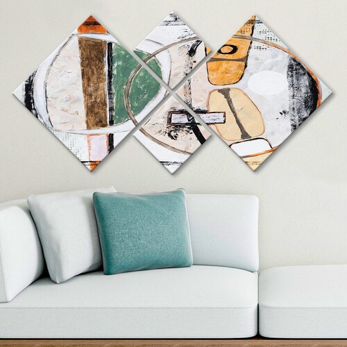 Wallity slika 4MDF1808214109, 60x115 cm, 4 dijela Cijene