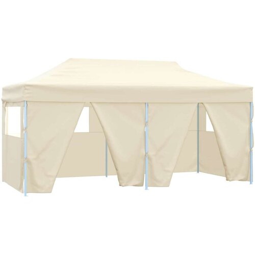 Šator za svadbe - &scaron;ator za zabave Krema 291 x 580 x 315 cm Oxford tkanina - Krema s 4 bočna zida Da Cijene