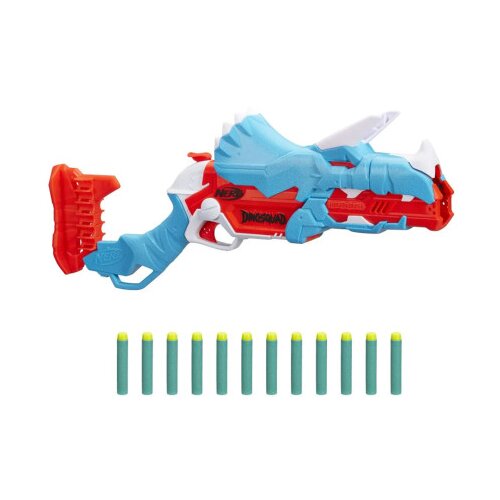 Hasbro Igračka pu&amp;scaron;ka sa mecima Triceblast Dinosquad F0803 Slike