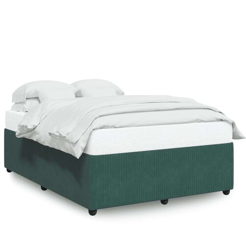  Okvir za krevet tamnozeleni 140 x 190 cm bar&scaron;unasti Cijene
