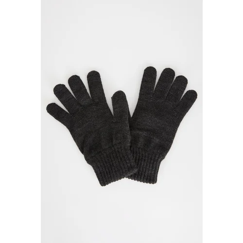 Defacto Men's Knitwear Basic Gloves