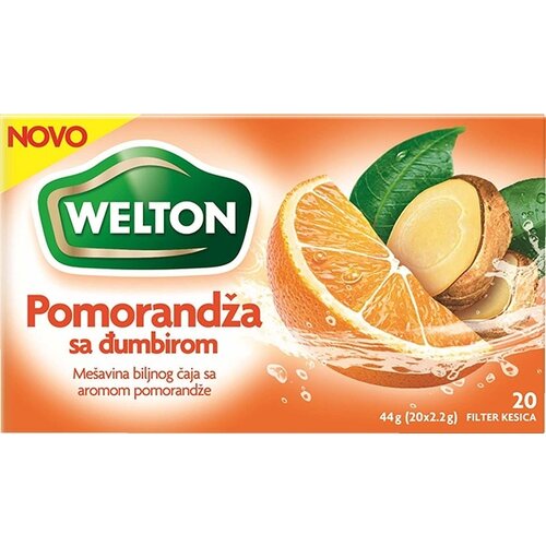Welton čaj pomorandža đumbir 44g Cene