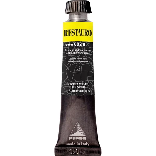 Maimeri Varnish Restauro Restauracijska barva Cadmium Yellow Lemon 082 20 ml 1 kos