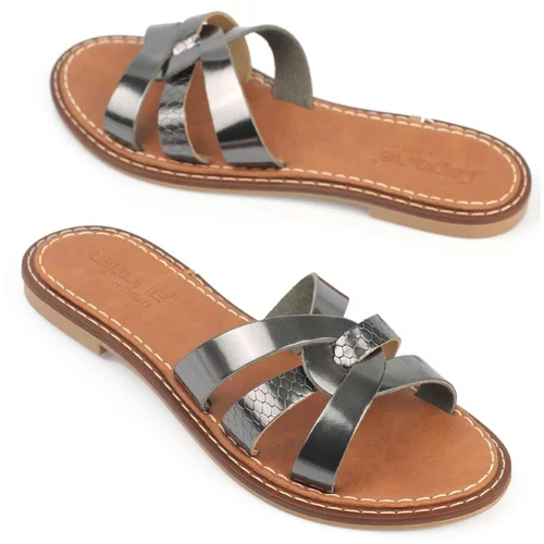 Capone Outfitters Mules - Gold-colored - Flat