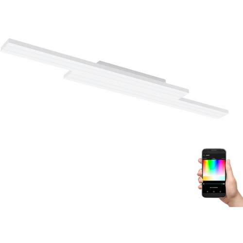 Eglo 31713-LED rgbw prigu&amp;scaron;iva stropna svetiljka saliteras-z LED/20,4W/230V bela Slike