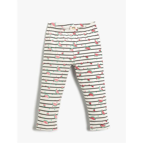 Koton Leggings - White - Normal Waist Slike
