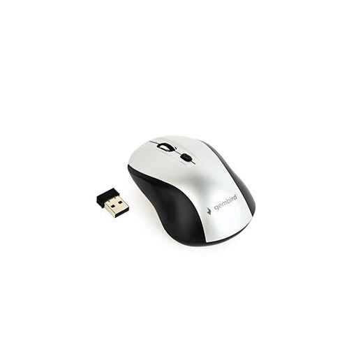 Mi&scaron; GEMBIRD MUSW-4B-02-BS, wireless , optical, black/silver, up to 1600 dpi Cijene
